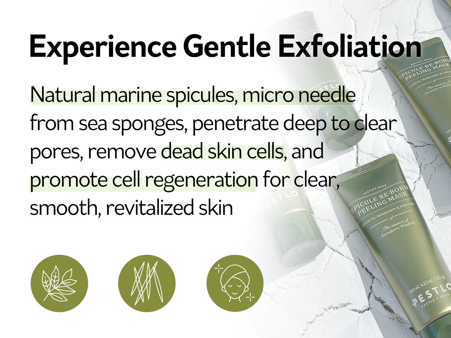 PESTLO Spicule ReBorn Peeling Mask 120g