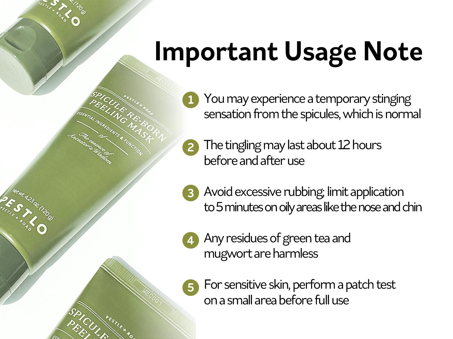 PESTLO Spicule ReBorn Peeling Mask 120g