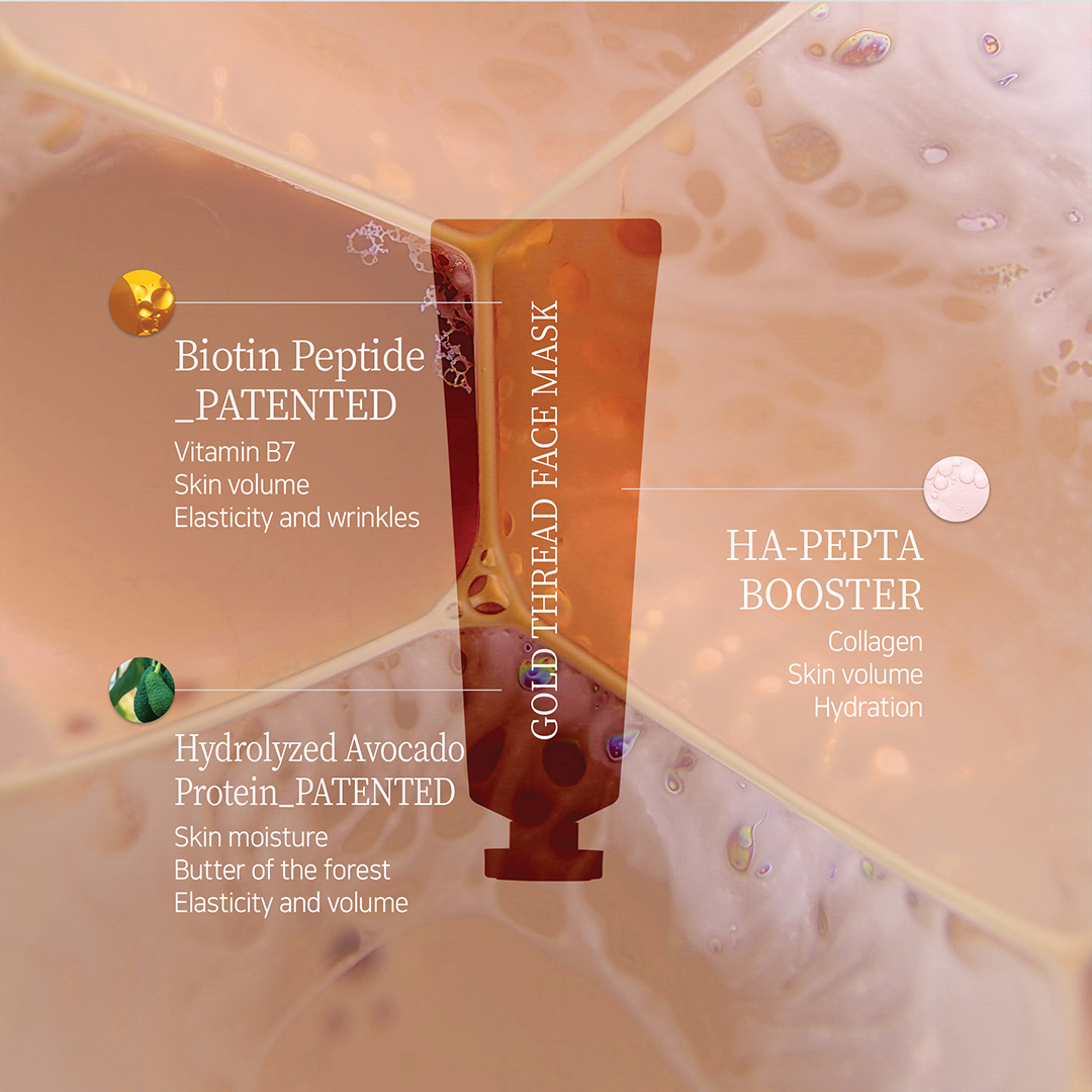 [NEW] PESTLO Gold Thread Face Mask 70ml
