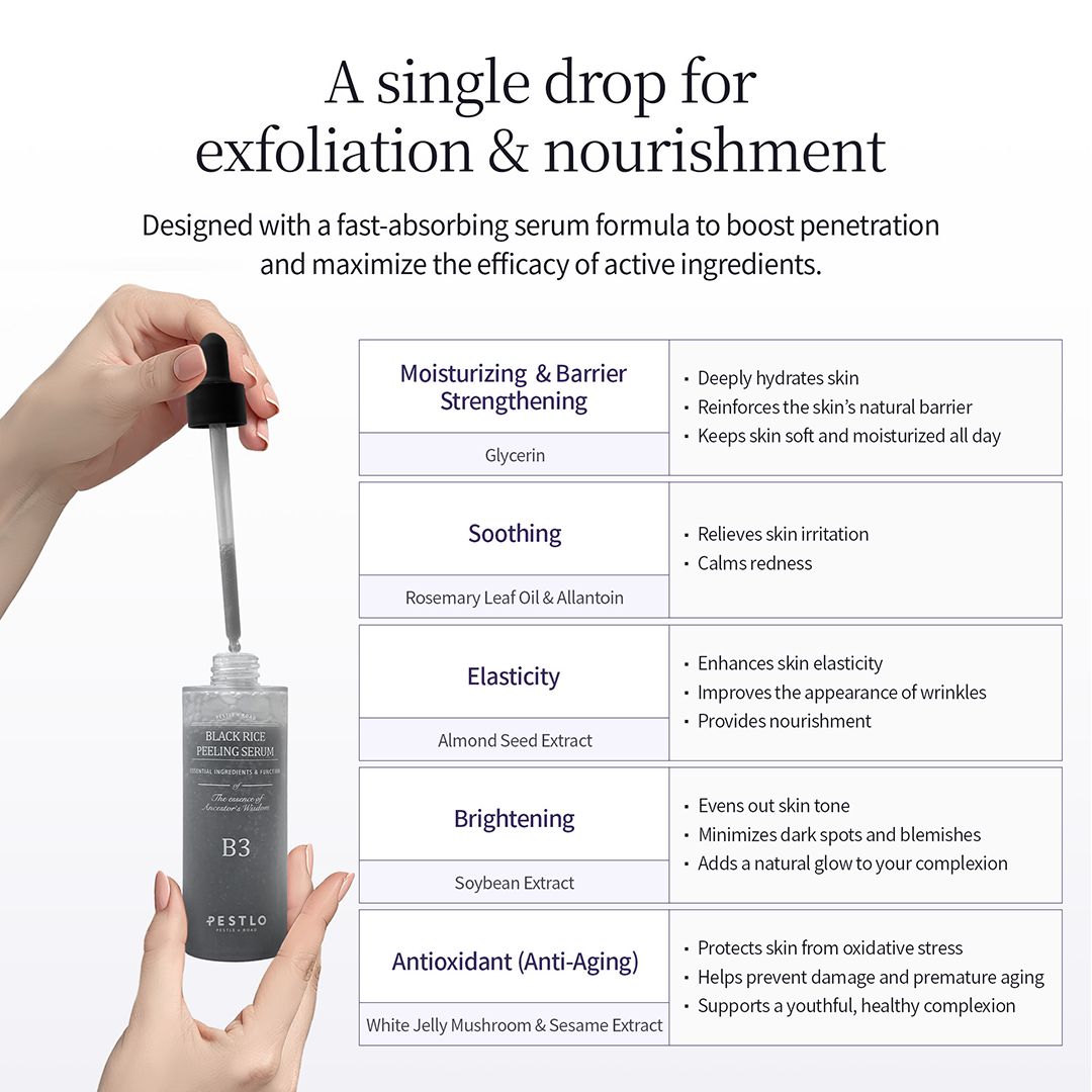 [NEW] PESTLO Black Rice Peeling Serum 75ml