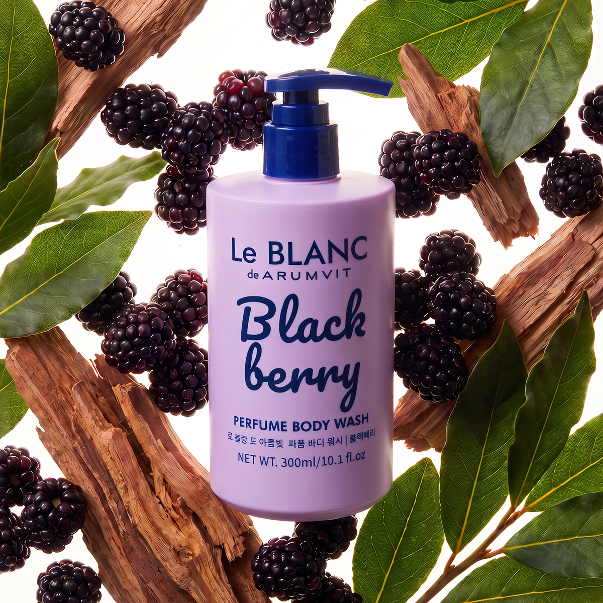 Le Blanc Blackberry Body Wash 300ml