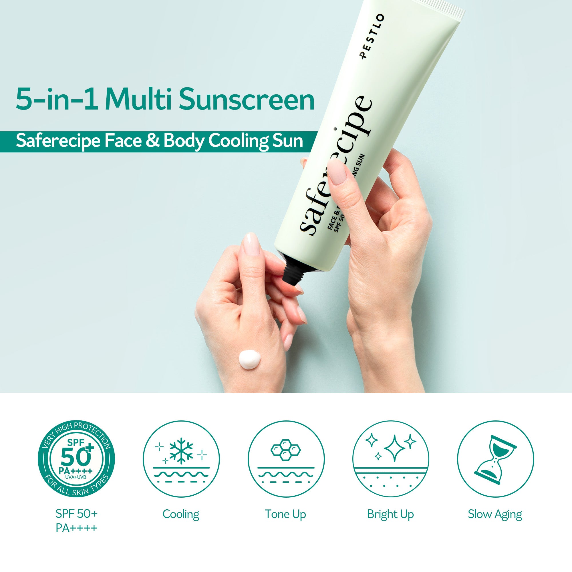 PESTLO Saferecipe Face & Body Cooling Sun Mini 30ml