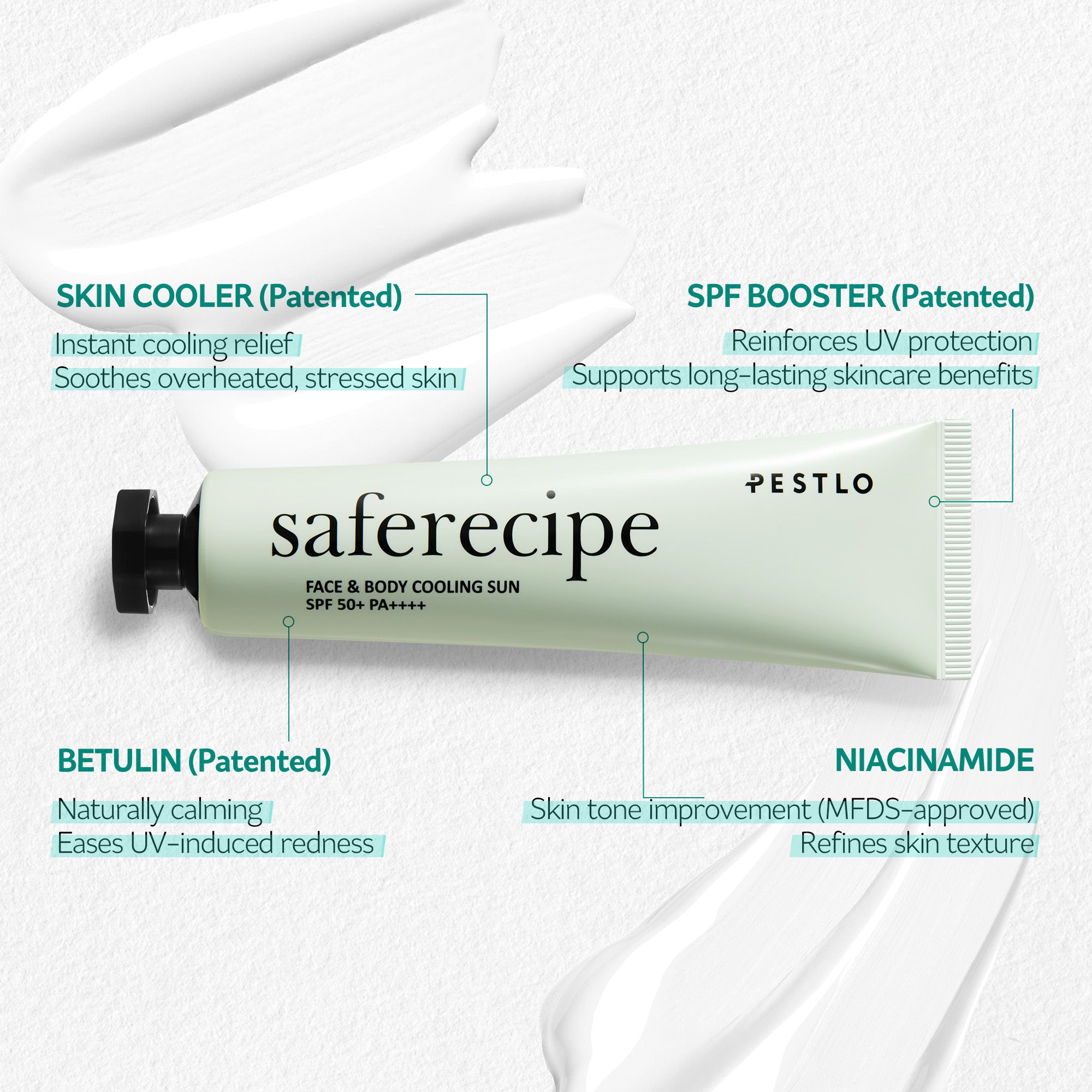 PESTLO Saferecipe Face & Body Cooling Sun Mini 30ml